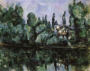 Paul Cezanne The Banks of the Marne Sweden oil painting reproduction